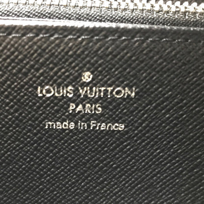 LOUIS VUITTON Long Wallet Purse M61857 Epi Leather black Round zip Zippy wallet