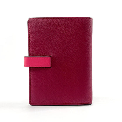 LOEWE Bifold Wallet leather pink Bar Tikal Wallet Medium