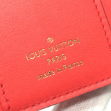 LOUIS VUITTON Trifold wallet M69069 Taurillon Clemence Leather Red Japan limited Portefeuille Capucines XS Women Used Authentic