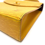 LOUIS VUITTON Handbag M52379 Epi Leather yellow Epi Malesherbes Women Used Authentic