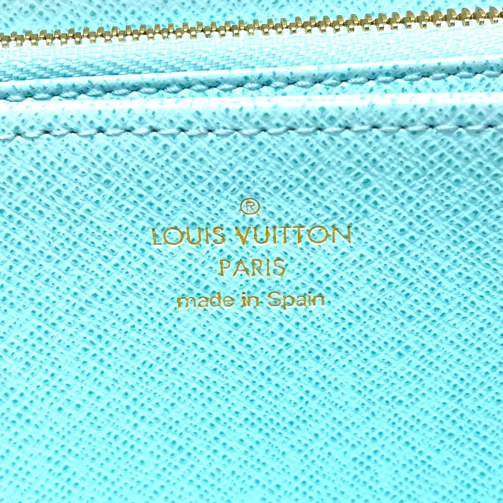 LOUIS VUITTON Long Wallet Purse M80360 Monogram canvas blue Monogram Giant By the pool Women Used Authentic