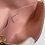 LOUIS VUITTON Shoulder Bag Bag 2WAY business bag Monogram Ann Platt Pochette Felicie GM Monogram Ann Platt Leather M67856 pink Women Used Authentic