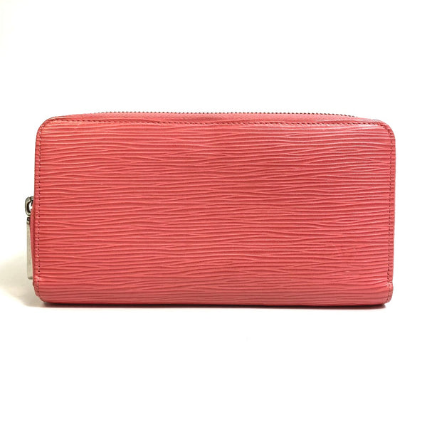 LOUIS VUITTON Long Wallet Purse Zip Around Epi Zippy wallet Epi Leather M60663 pink Women Used Authentic