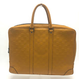 LOUIS VUITTON Business bag N41218 Damier Anfini Leather Yellow type Anfini Handbag Women Used Authentic