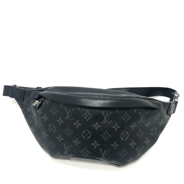 LOUIS VUITTON body bag Discovery Bumbag PM Monogram Eclipse body bag Monogram Eclipse Canvas M44336 black mens Used Authentic