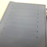 LOUIS VUITTON Long Wallet Purse M81810 leather Navy Portefeuille BrazzaNM mens Used Authentic