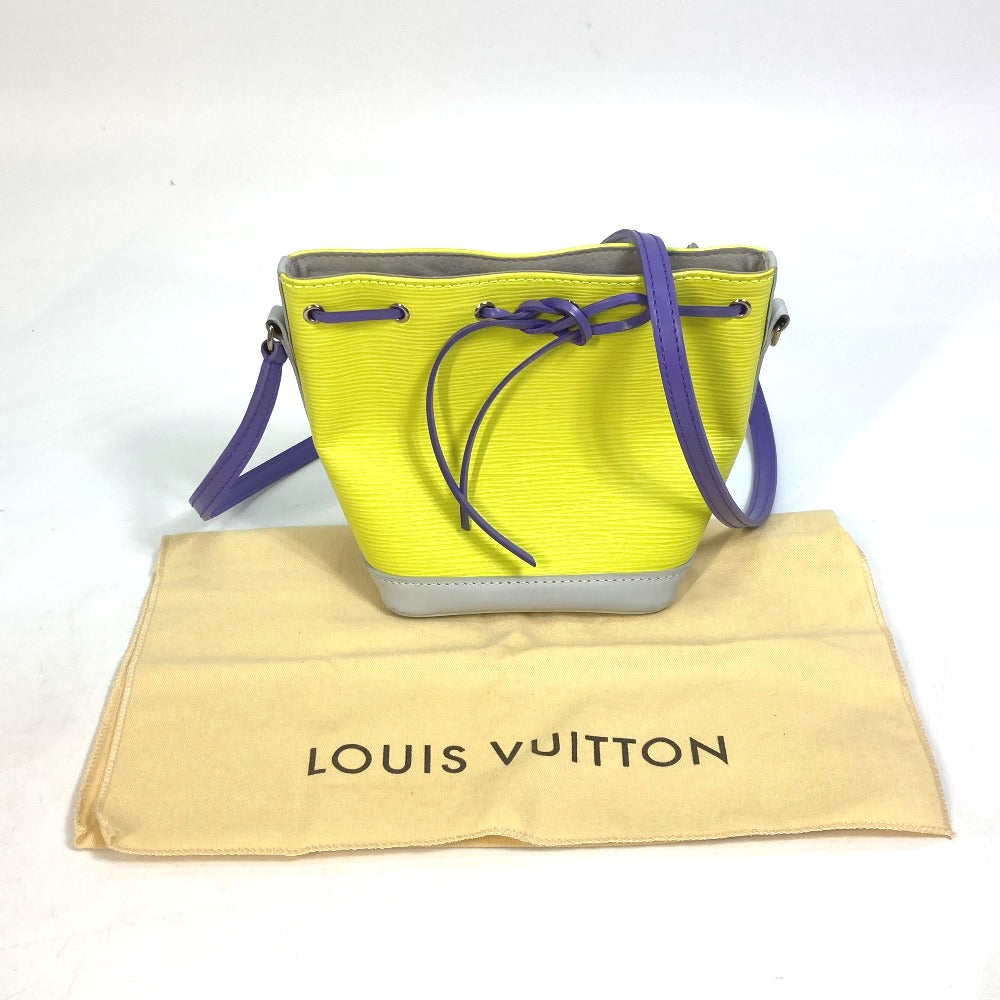 LOUIS VUITTON Shoulder Bag M42501 Epi Leather yellow Epi Mini Bag Nanonoe Women Used Authentic