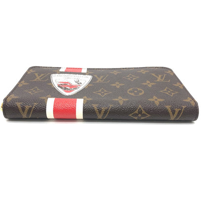 LOUIS VUITTON Long Wallet Purse M66553 Monogram canvas Brown Monogram China Run mens Used Authentic