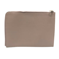 LOUIS VUITTON Clutch bag R99760 Taurillon Clemence Brown L-shaped fastener Pochette Jules PM Women Used Authentic