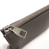 LOUIS VUITTON Clutch bag R99760 Taurillon Clemence Brown L-shaped fastener Pochette Jules PM Women Used Authentic