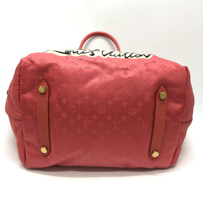 LOUIS VUITTON Tote Bag M94090 Nylon pink cruise line monogram Cava Nouvelle Vague Women Used Authentic