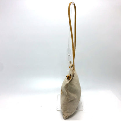 HERMES Shoulder Bag Towal chevron beige logo Aline PM Women Used Authentic