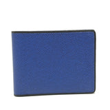 LOUIS VUITTON Folded wallet M30565 Taiga Leather blue Taiga Portefeuille mens Used Authentic