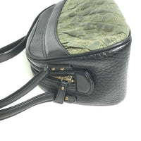 LOUIS VUITTON Handbag M95107 leather Khaki / Black Monogram Vienna Clara Women Used Authentic