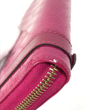 GUCCI Long Wallet Purse Wallet Abbey GG pattern Guccisima enamel 309758 pink Women Used Authentic