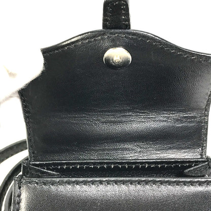 GUCCI Shoulder Bag 007.090.0234 leather black Mini bag Women Used Authentic