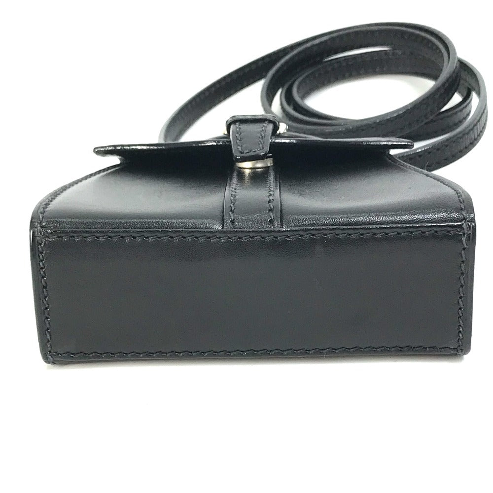 GUCCI Shoulder Bag 007.090.0234 leather black Mini bag Women Used Authentic