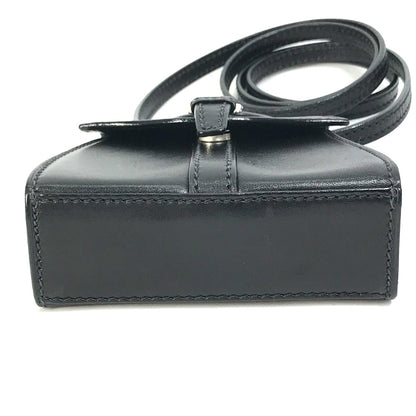 GUCCI Shoulder Bag 007.090.0234 leather black Mini bag Women Used Authentic