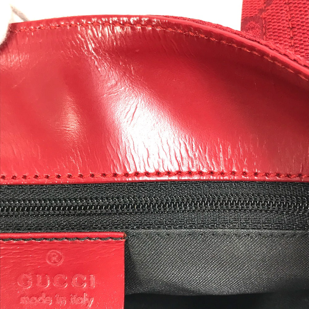 GUCCI Handbag 002.1079 GG canvas Red GG Women Used Authentic