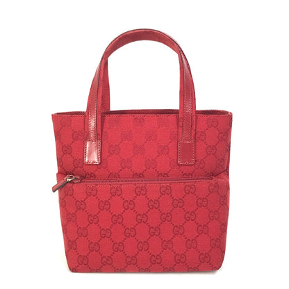 GUCCI Handbag 002.1079 GG canvas Red GG Women Used Authentic