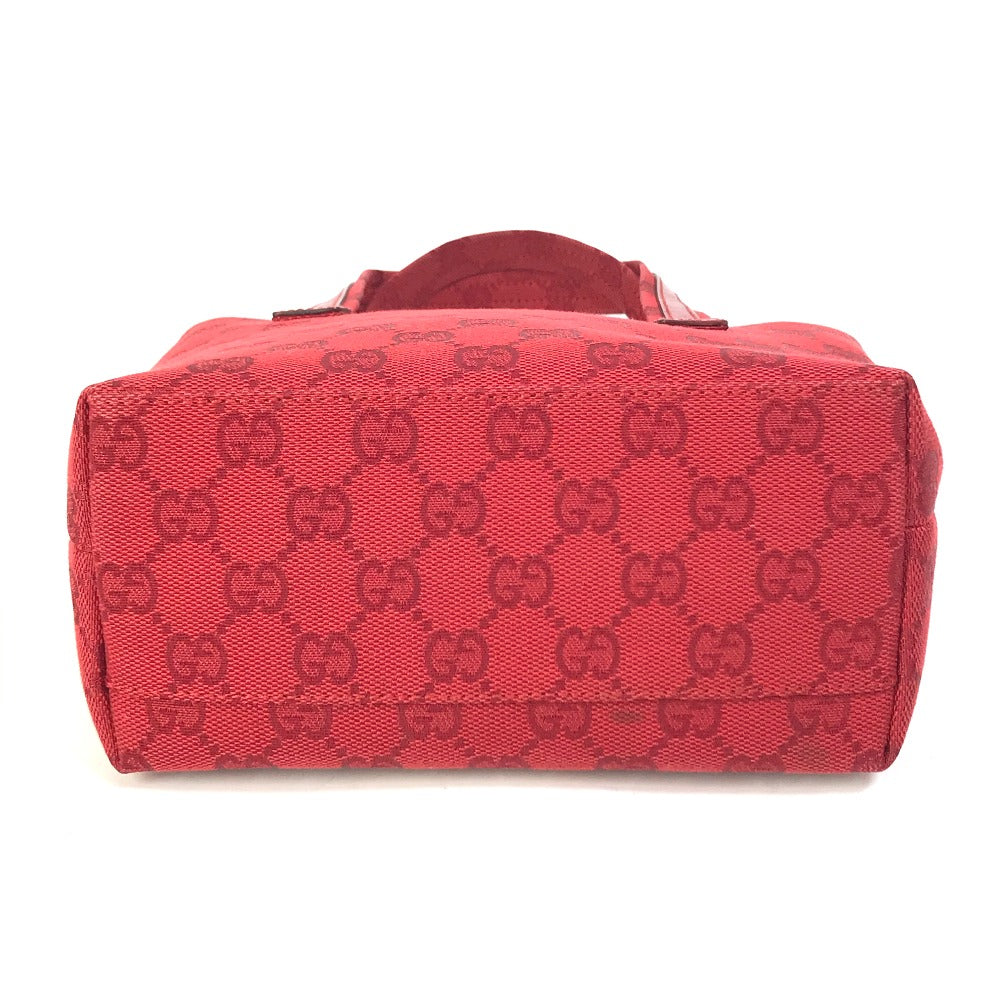 GUCCI Handbag 002.1079 GG canvas Red GG Women Used Authentic