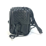 BOTTEGAVENETA Shoulder Bag Bag W pouch INTRECCIATO Pochette Crossbody leather black mens Used Authentic
