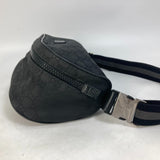 GUCCI Waist bag waist pouch cross bag GG belt bag body bag Nylon 509643 black mens Used Authentic