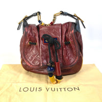 LOUIS VUITTON Handbag M97001 Calf leather purple Monogram Kalahari PM Women Used Authentic