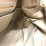 LOUIS VUITTON Boston Duffel bag leather white Sac Louis Women Used Authentic