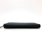 LOUIS VUITTON Long Wallet Purse M63852 Epi Leather black Epi Zippy Organizer mens Used Authentic