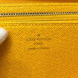 LOUIS VUITTON Long Wallet Purse M81229 Epi Leather yellow Epi Zippy wallet Women Used Authentic