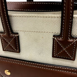 BURBERRY Handbag 2WAY bag logo Mini Freya Canvas / leather 80441431  beige Women Used Authentic