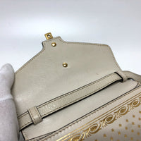 GUCCI Shoulder Bag 2WAY bag Silvi leather 470270 white Women Used Authentic