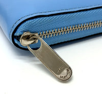 LOUIS VUITTON Coin case Early bird Epi Zippy coin purse Epi Leather blue Women Used Authentic