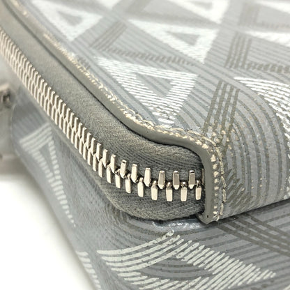 Dior Shoulder Bag 2ESBC119DCO Coated canvas / leather gray CD diamond pouch mens Used Authentic