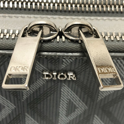 Dior Shoulder Bag 2ESBC119DCO Coated canvas / leather gray CD diamond pouch mens Used Authentic