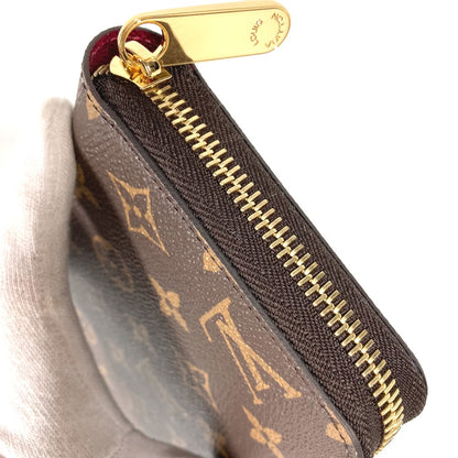 LOUIS VUITTON Long Wallet Purse M41895 Monogram canvas Brown Monogram Zippy wallet Women Used Authentic