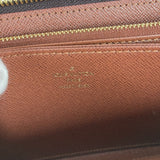 LOUIS VUITTON Long Wallet Purse M42616 Monogram canvas Brown Monogram Zippy wallet Women Used Authentic