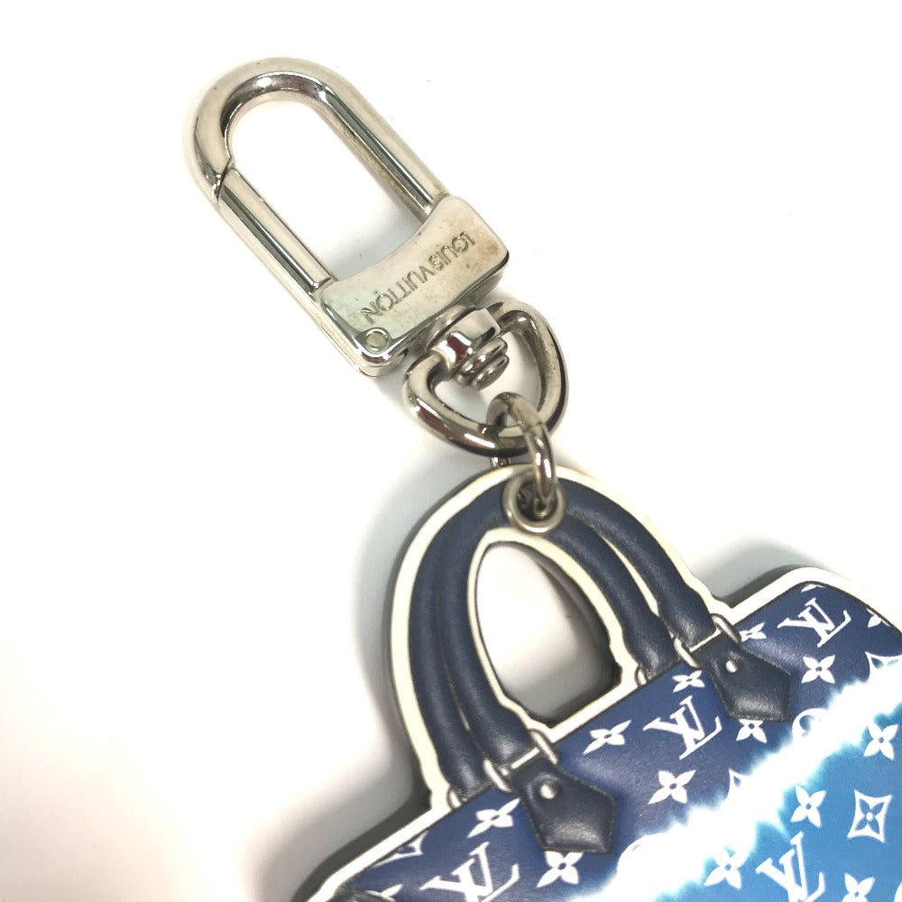 LOUIS VUITTON key ring M69292  Leather, Metal blue LV Escal portocle speedy mens Used Authentic