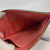 Salvatore Ferragamo Clutch bag bag pouch Gancini leather Brown mens Used Authentic