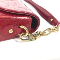 LOUIS VUITTON Shoulder Bag Shoulder bag Handbag Monogram Vernis Rodeo drive Monogram Vernis M93599 Red Women Used Authentic