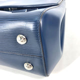 LOUIS VUITTON Handbag 2WAY Shoulder Bag Epi Cluny MM Epi Leather M41299 Navy Women Used Authentic