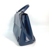 LOUIS VUITTON Handbag 2WAY Shoulder Bag Epi Cluny MM Epi Leather M41299 Navy Women Used Authentic