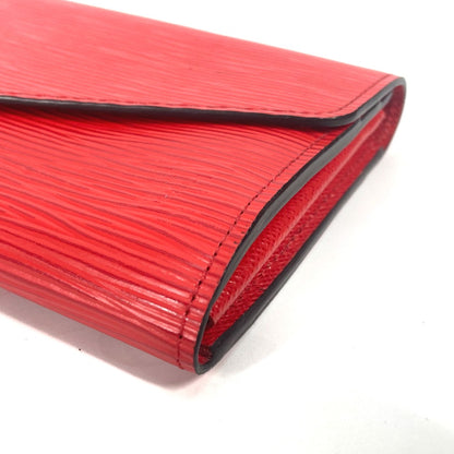 LOUIS VUITTON Long Wallet Purse M60723 Epi Leather Red Epi Portefeuille Sara Women Used Authentic