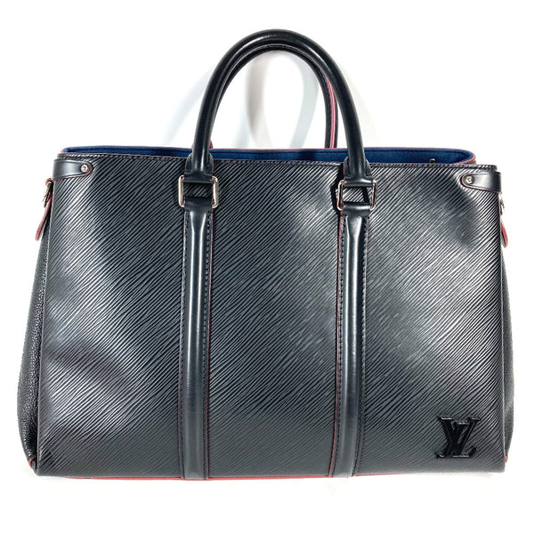 LOUIS VUITTON Handbag Tote Bag, Bicolor Shoulder Bag Epi Sufuro NV MM Epi Leather M55610 black Women Used Authentic