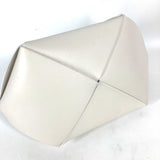 BOTTEGAVENETA Pouch Clutch bag MAXI INTRECCIATO Chalk leather 666696 white Women Used Authentic