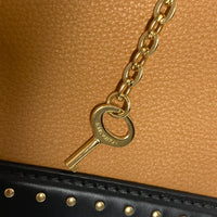 LOUIS VUITTON Handbag M51654 leather beige Studs Bicolor Coeur Marly PM Women Used Authentic