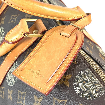 LOUIS VUITTON Boston Duffel bag Monogram canvas Brown Monogram Christopher Nemeth collaboration Keepall bandouliere45