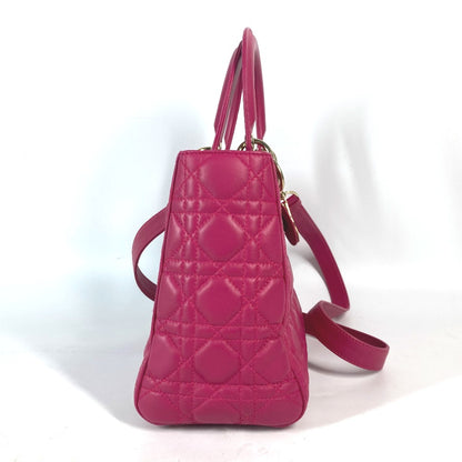 Dior Handbag lambskin pink Crossbody Lady Dior