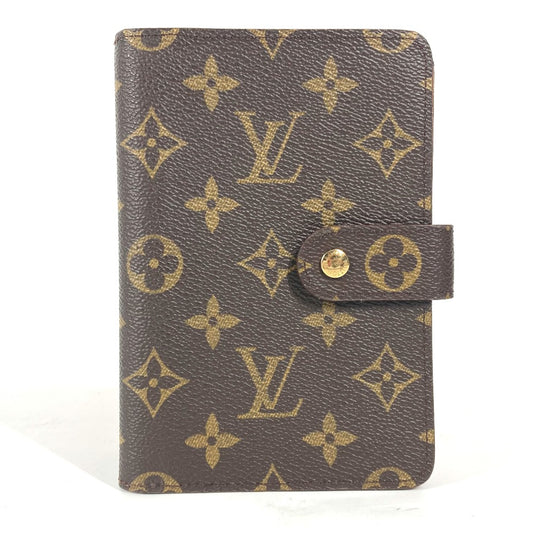 LOUIS VUITTON Folded wallet M61207 Monogram canvas Brown Monogram Porto Papie Zip